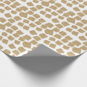 Bruin brood patroon cadeaupapier (Hoek)