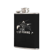 Bruin Brook forel vliegen Gift Fisherman Heupfles (Links)