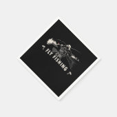 Bruin Brook forel vliegen Gift Fisherman Servet (Hoek)