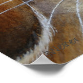 Bruin Bunny Rabbit in Spring Bonnet Art 18x24 Poster (Hoek)