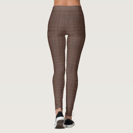 Bruin Burlap Leggings (Achterkant)
