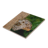 Bruin Butterfly Animal Tegeltje (Zijkant)