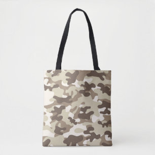 Bruin Camouflage-Canvas tas