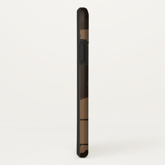 Bruin Camouflage Case-Mate iPhone Case (Achterkant/rechts)