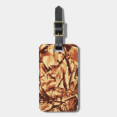Bruin Camouflage Gifts for Hunters Bagagelabel (Voorkant verticaal)