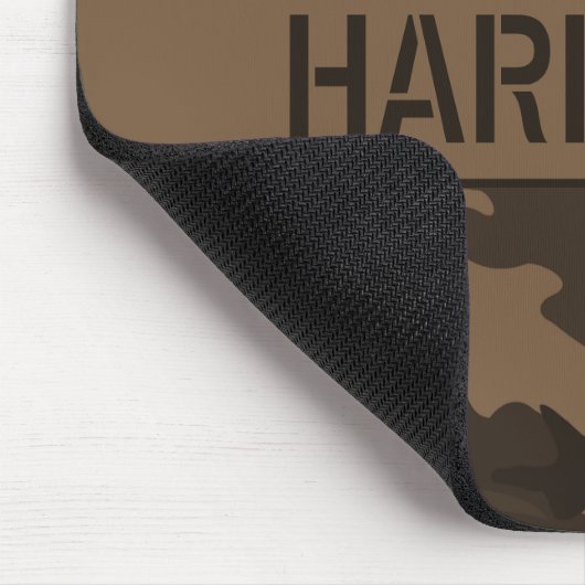 Bruin Camouflage Monogrammed Muismat (Hoek)