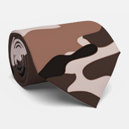 Bruin Camouflage Pattern-Stropdas Stropdas