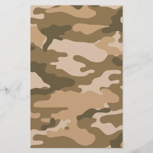 Bruin Camouflage Scrapbook-papier