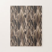 Bruin camouflagepatroon legpuzzel (Verticaal)