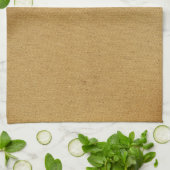 bruin canvas theedoek (Gevouwen)