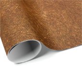 Bruin canvastextuurachtergrond. textuur, oud, abst cadeaupapier (Rol Hoek)