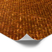 Bruin canvastextuurachtergrond. textuur, oud, abst poster (Hoek)