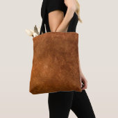 Bruin canvastextuurachtergrond. textuur, oud, abst tote bag (Dichtbij)
