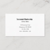 Bruin cavia foto & QR Code Pet Care Visitekaartje (Achterkant)