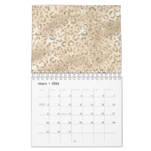 Bruin Cheetah Leopard Skin Print Pattern Kalender (Mar 2026)