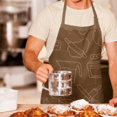 Bruin Chef Bakken & Kookgerei Leuke Bakker Schort