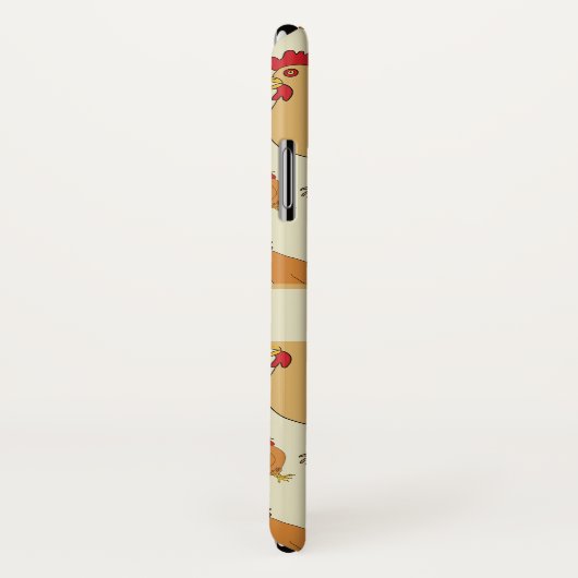 Bruin Chicken Design Personaliseert Case-Mate iPhone Case (Achterkant / rechts)