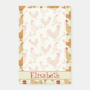 Bruin Chicken Design Personaliseert Post-it® Notes
