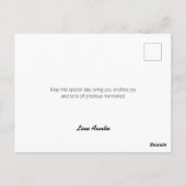 Bruin Chocolade Birthday Briefkaart (Achterkant)