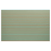 Bruin, Chocolade & Turquoise Patroon Stof (Fat Quarter)