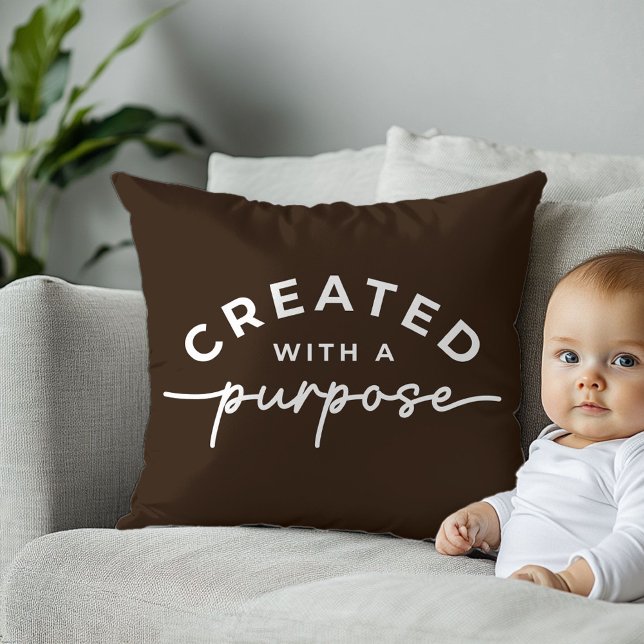 Bruin Christelijk quote Sierkussen (Creator heeft geüpload)