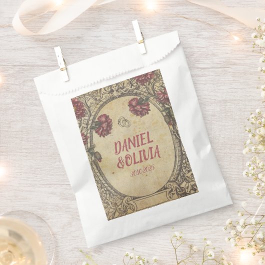 Bruin Classic Wedding Bedankzakje (Geknipt)