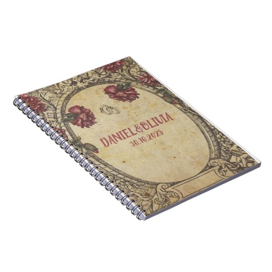 Bruin Classic Wedding Notitieboek (Rechterzijde)