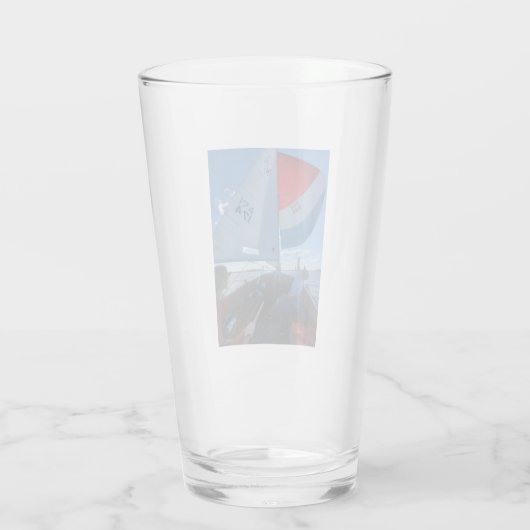 Bruin & Clum - Yachtsman Spinnaker Glas (Achterkant)