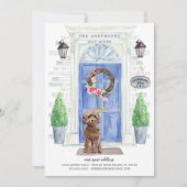 Bruin Cockapoo Voorste deurmotieven Kaart (Voorkant)