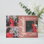 Bruin collage Drie Afstuderen (Staand voorkant)