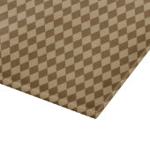 Bruin combinatie diamantpatroon van STaylor Snijplank (Hoek)
