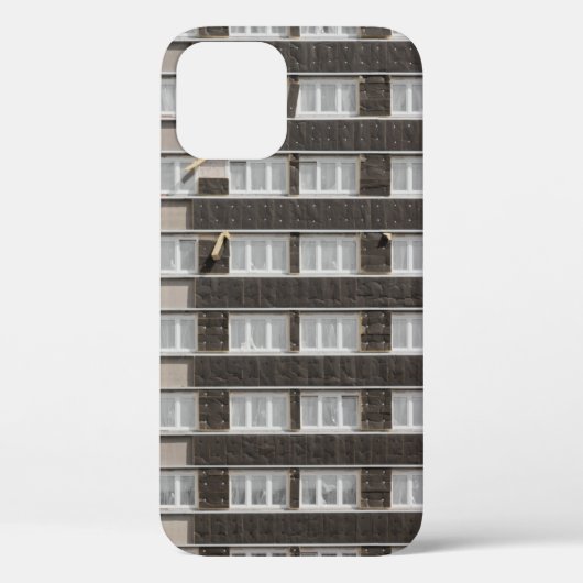 Bruin commercieel gebouw Case-Mate iPhone case (Achterkant)