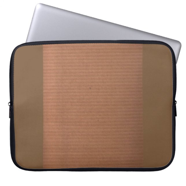 Bruin computerSleeve Laptop Sleeve (Voorkant)