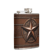 Bruin Cowboy Rustiek Western Land Texas Star Heupfles (Rechts)