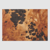 Bruin Cream Koeienhuid Bruiloft Tissuepapier (Voorkant)