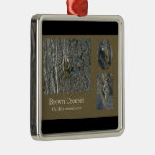 Bruin Creeper Coördinerende artikelen voor zongvog Metalen Ornament (Rechts)