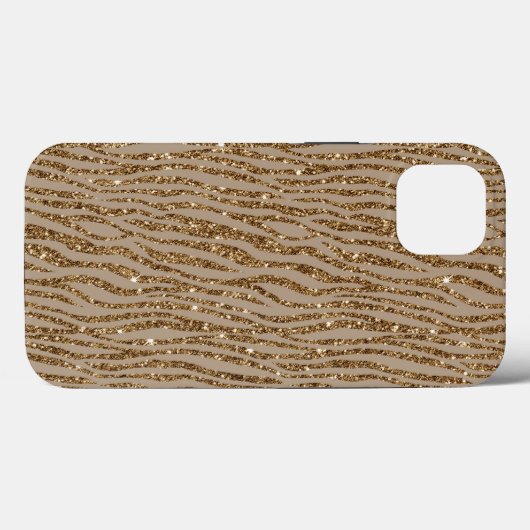 Bruin crème — Dierafdrukken Glitter      Case-Mate iPhone Case (Achterkant (horizontaal))