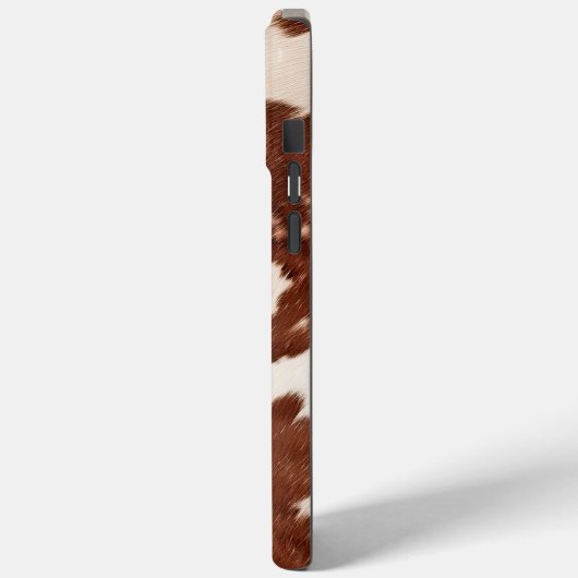 Bruin Crème Koeienhuid Western Case-Mate iPhone Case (Achterkant / Links)