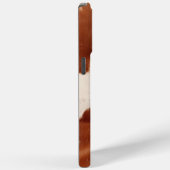 Bruin Crème Koeienhuid Western Case-Mate iPhone Case (Achterkant / Rechts)