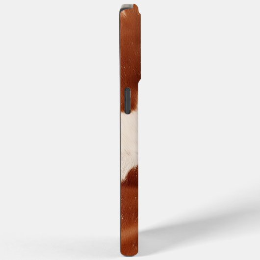 Bruin Crème Koeienhuid Western Case-Mate iPhone Case (Achterkant / Rechts)