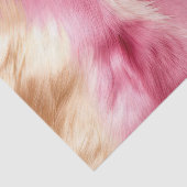 Bruin Crème Roze Cowgirl Koeienhuid Tissuepapier (Detail)