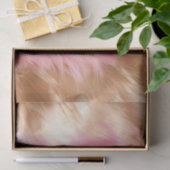 Bruin Crème Roze Cowgirl Koeienhuid Tissuepapier (Geschenk)