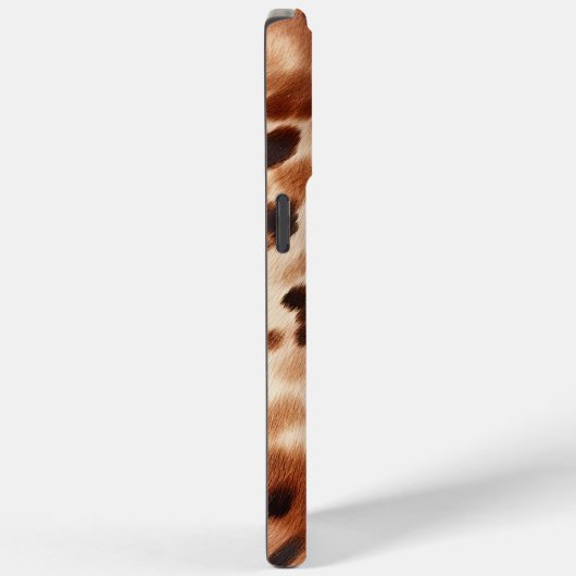 Bruin crème zwart Koeienhuid Case-Mate iPhone Case (Achterkant / Rechts)