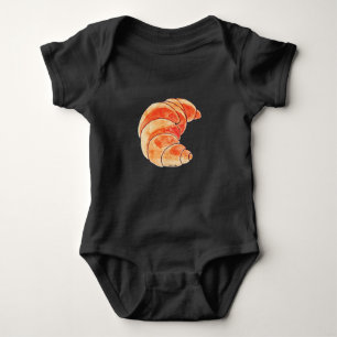 bruin croissantbrood romper