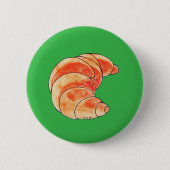 bruin croissantbrood ronde button 5,7 cm (Voorkant)