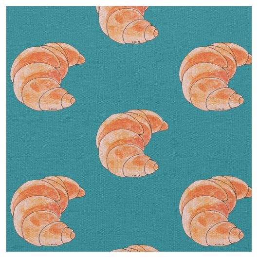 bruin croissantbrood stof (Close Up)