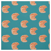 bruin croissantbrood stof (Swatch)