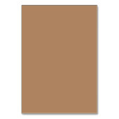 Bruin Custom Wedding Kaart (Achterkant)