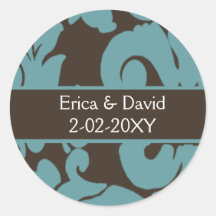 Bruin Damask FAUX lbon diamante design