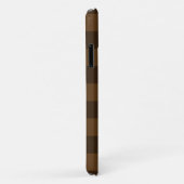 Bruin dambord Case-Mate iPhone case (Achterkant/rechts)